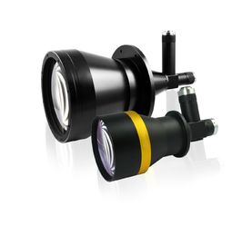 Double Magnification Industrial Camera Lens / Telecentric Lens Untuk Dua Kamera